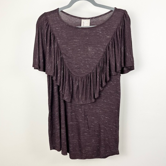 Anthropologie Dolan Ruffle Tee - Picture 2 of 9